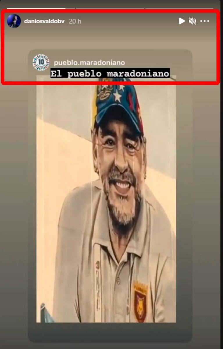 Daniel Osvaldo publicó una misteriosa postal romántica en medio de las idas y vueltas con Gianinna Maradona: "Te amo"