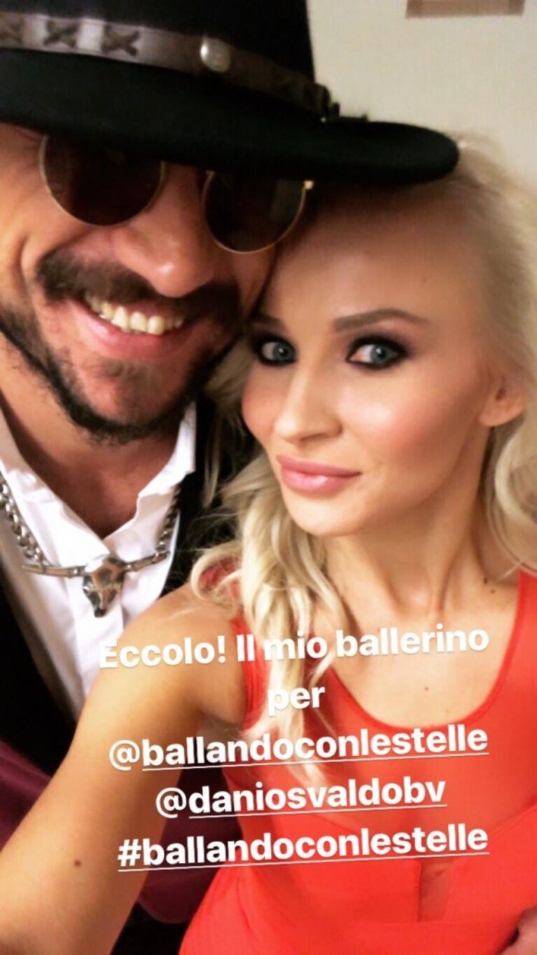 Daniel Osvaldo se prepara para debutar en el Bailando italiano en medio del escándalo con Jimena Barón