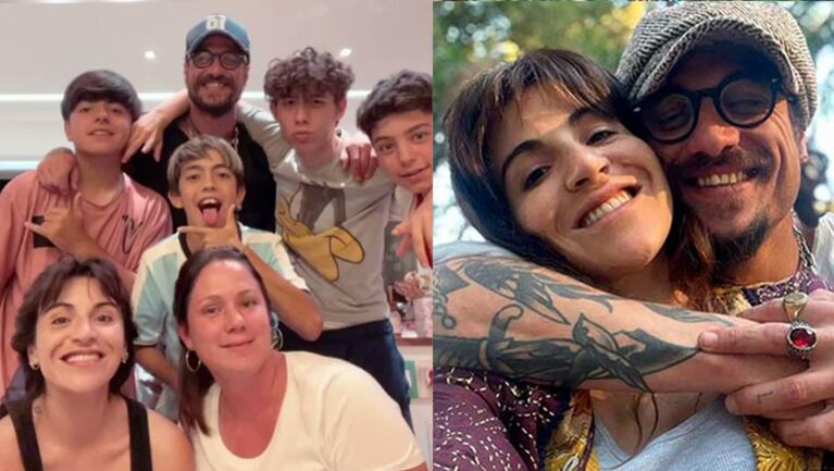 Daniel Osvaldo y Gianinna Maradona volvieron a mostrarse juntos tras su crisis.