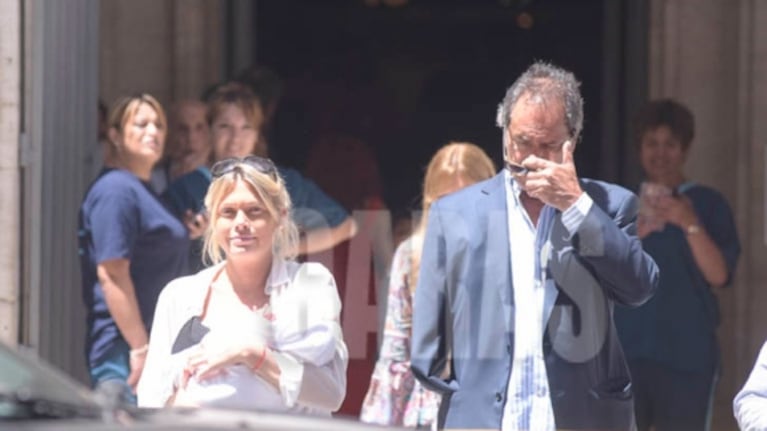 Daniel Scioli y Gisela Berger inscribieron juntos a su hija: fotos y detalles de la reconciliación