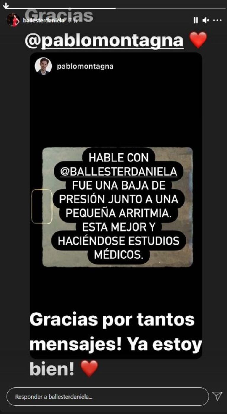 Daniela Ballester se descompensó en vivo y tuvo que abandonar su programa de C5N