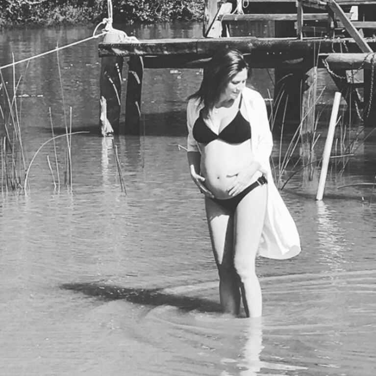 Daniela Ballester y su tierna foto embarazada, luciendo su pancita de seis meses