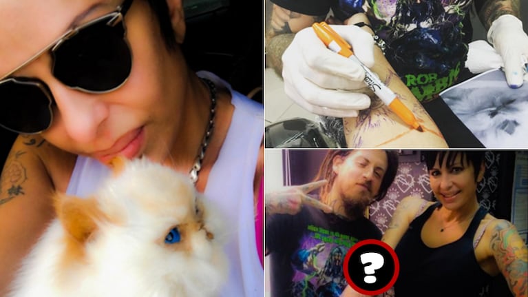 Daniela Cardone, tras embalsamar a su gato... ¡se lo tatuó!: "Te llevo en mi piel por siempre"