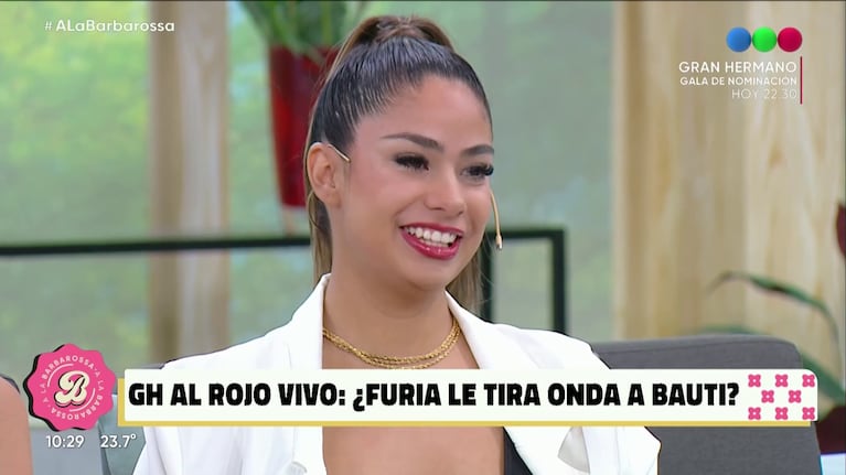 Daniela Celis en A la Barbarossa.