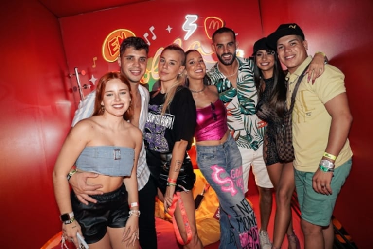 Daniela Celis estrenó un osado look en el Lollapalooza Argentina 2023