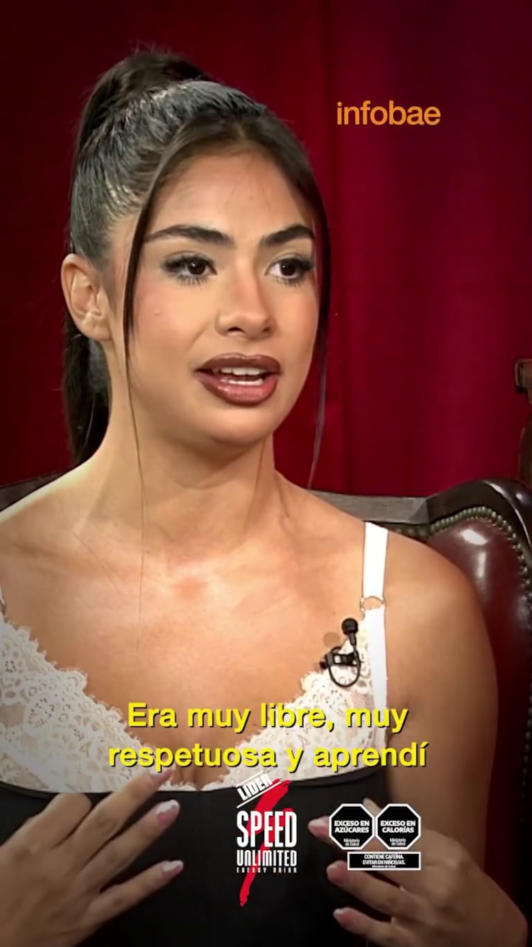 Daniela Celis habló de la reacción de un ex cuando salió de la casa de Gran Hermano después de que estuviera con Thiago Medina (Foto: captura de Infobae).