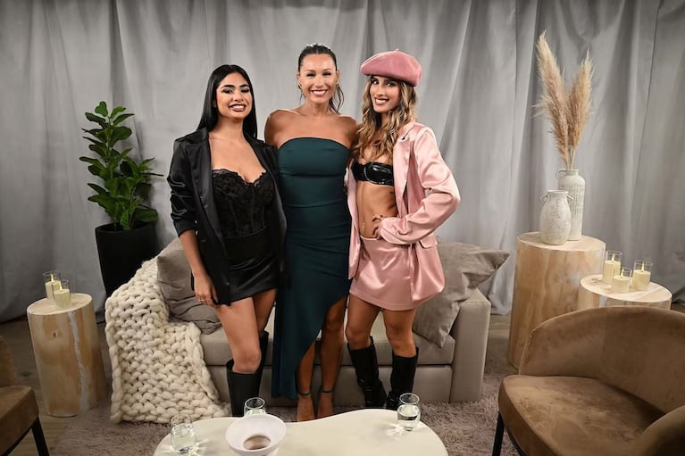  Daniela Celis, Pampita y Julieta Poggio. 