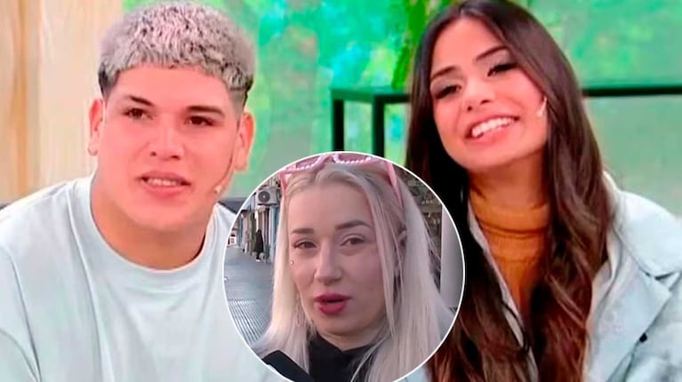 Daniela Celis, Thiago Medina y La Tana de GH (Fotos: capturas Telefe y América TV)