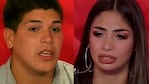 Daniela Celis y Thiago Medina (Fotos: capturas Telefe)