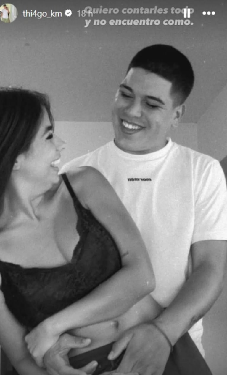 Daniela Celis y Thiago Medina revelaron la verdad sobre un mensaje enigmático: ¿embarazados? | Créditos: Instagram @thi4go_km