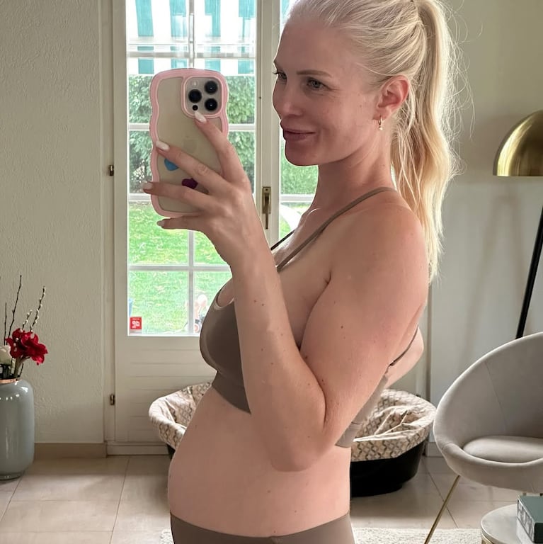 Daniela Christiansson en su segundo embarazo (Foto: captura de Instagram).