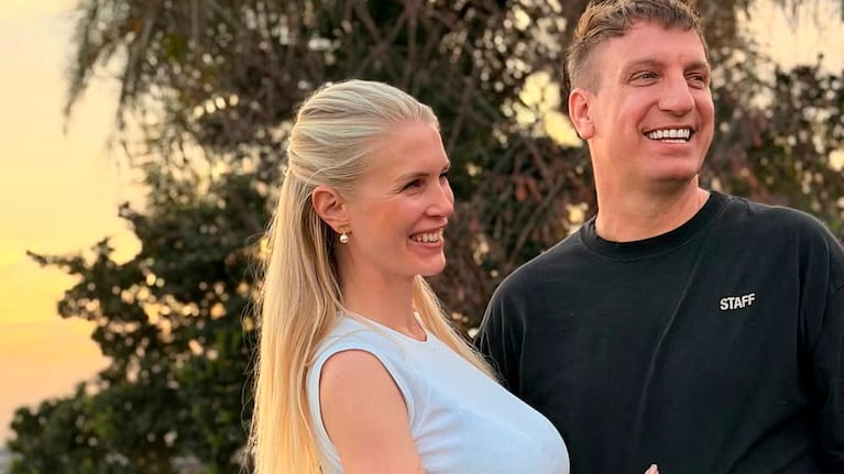 Daniela Christiansson y Maxi López (Foto: Instagram @danielachristiansson)