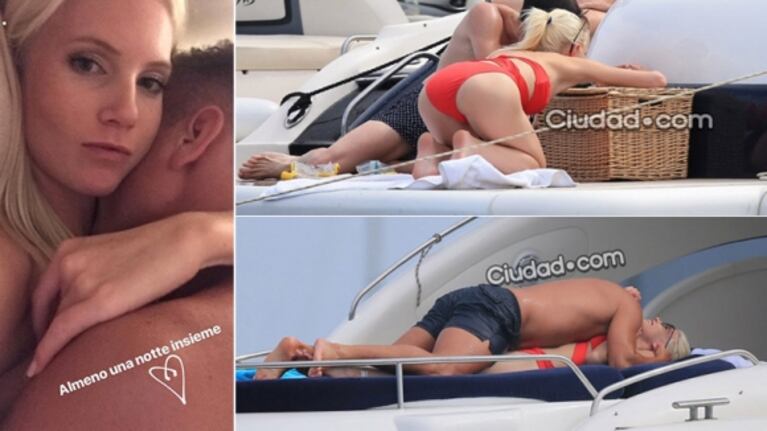 Daniela Christiansson y una postal hot con Maxi López en la cama