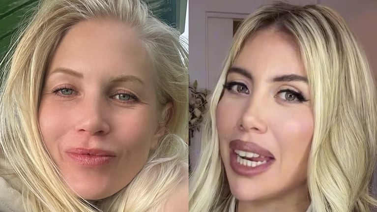 Daniela Christiansson y Wanda Nara.