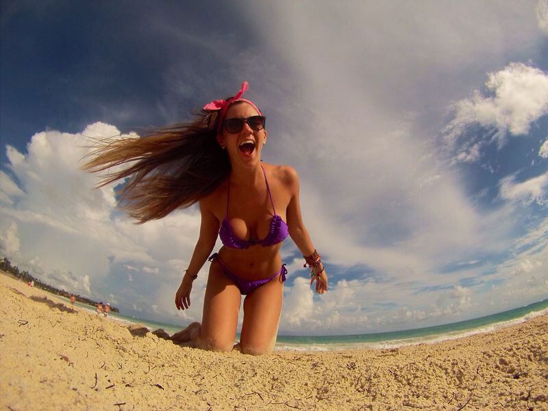 Danisa Fernández, la azafata de A todo o nada pasó vacaciones sola en Punta Cana. (Foto: Album de Danisa Fernández)