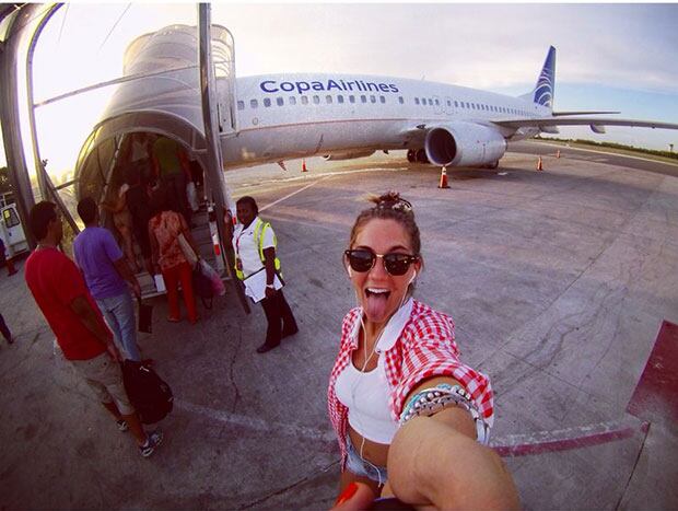 Danisa Fernández, la azafata de A todo o nada pasó vacaciones sola en Punta Cana. (Foto: Album de Danisa Fernández)