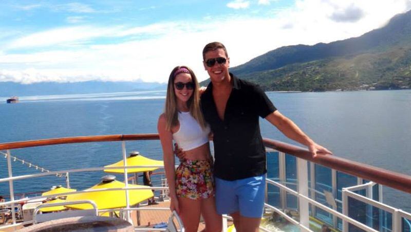 Danisa Fernández y su novio, Rodrigo Lugo. (Foto: Album de Danisa Fernández)