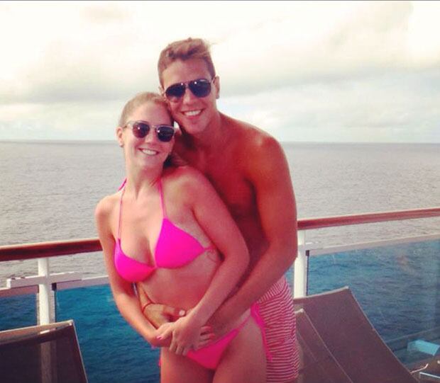 Danisa Fernández y su novio, Rodrigo Lugo. (Foto: Album de Danisa Fernández)