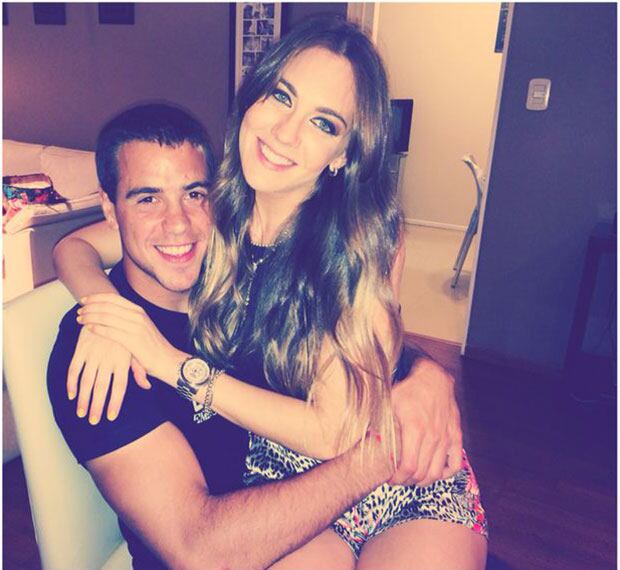 Danisa Fernández y su novio, Rodrigo Lugo. (Foto: Album de Danisa Fernández)