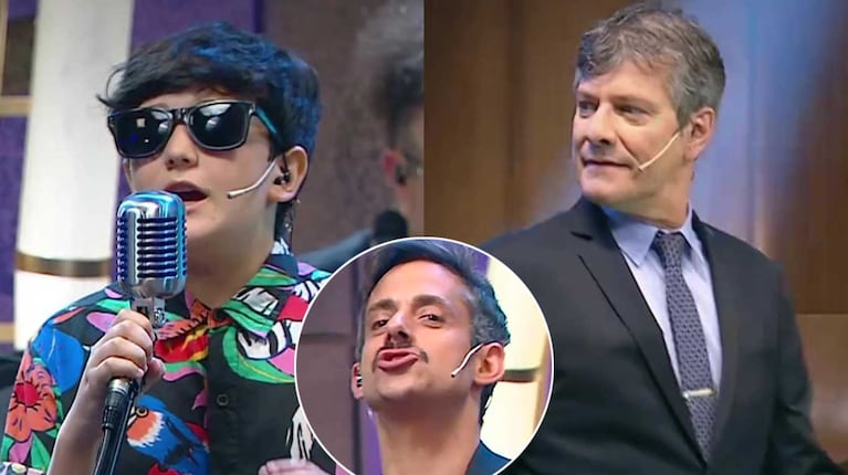 Dante Barbera, Agustín Aristarán y Mario Pergolini (Fotos: capturas eltrece)