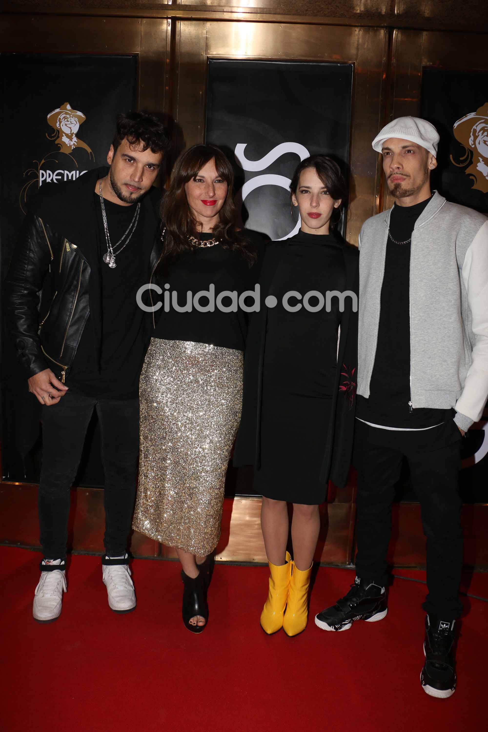 Dante, Catarina, Vera y Valentino Spinetta. (Foto: Movilpress)