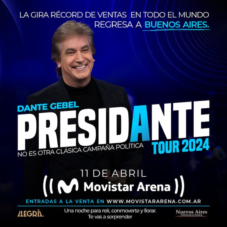 Dante Gebel en Argentina 2024: precios y cómo comprar las entradas
