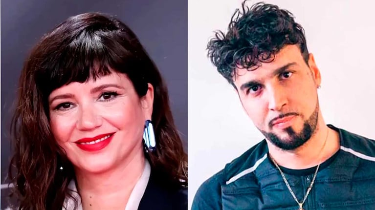 Dante Spinetta y Griselda Siciliani (Fotos: capturas eltrece)