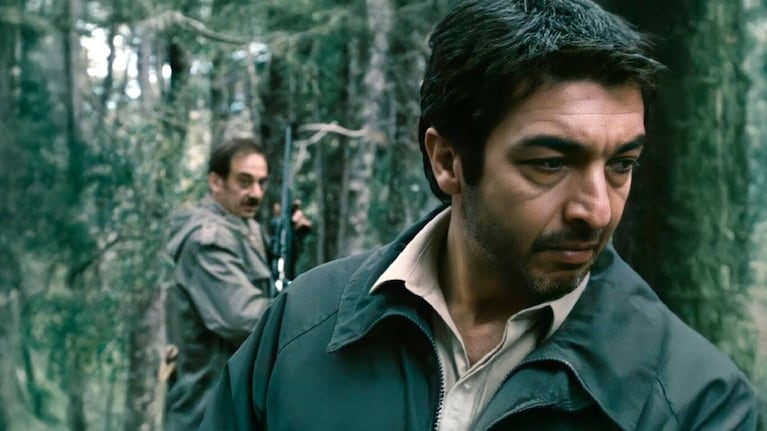 Darín y su sombrío personaje en El Aura.