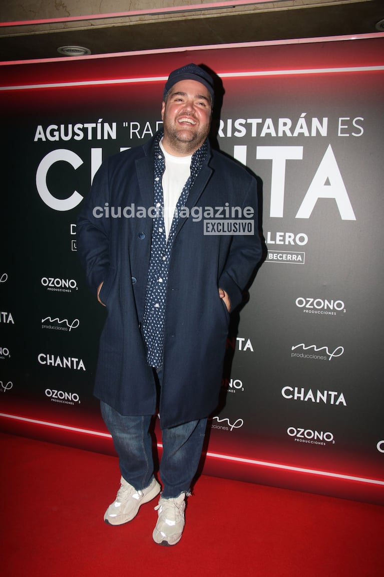 Darío Barassi en el estreno de Agustín 'Soy Rada' Aristarán (Foto: Movilpress).
