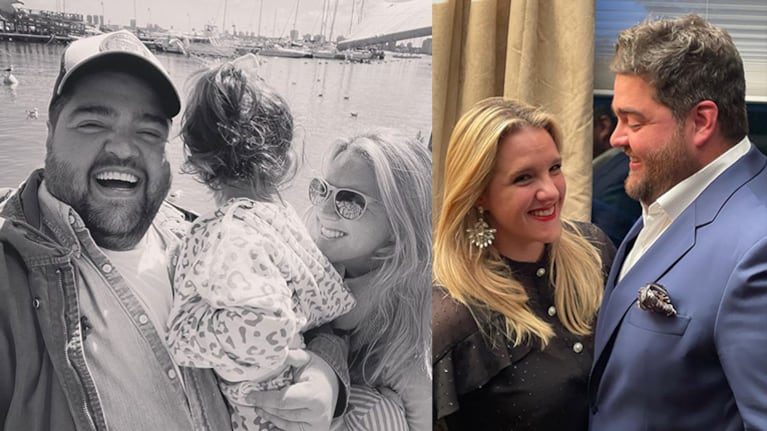 Darío Barassi les dedicó un dulce posteo a su esposa e hija.