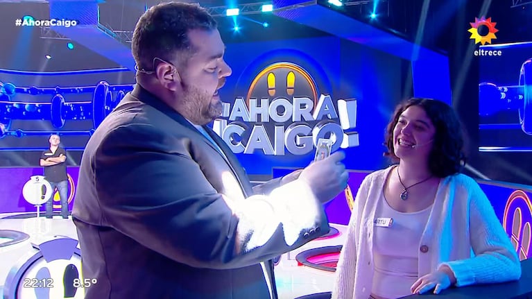 Darío Barassi también le leyó las cartas a la participante (Foto: eltrece)