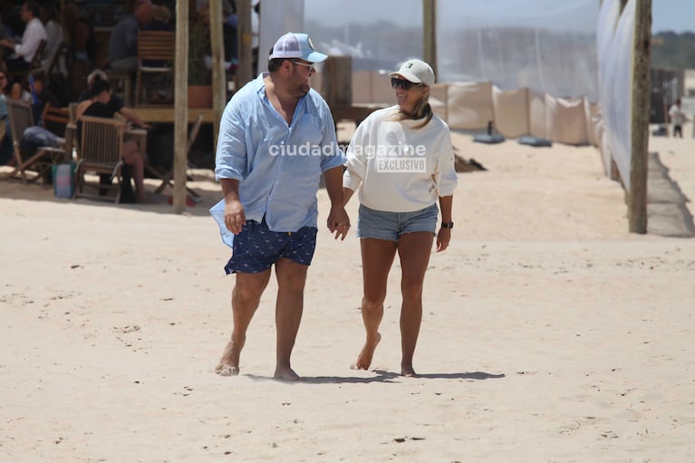 Darío Barassi y Lucía Gómez Centurión en Punta del Este (Foto: RS Fotos).
