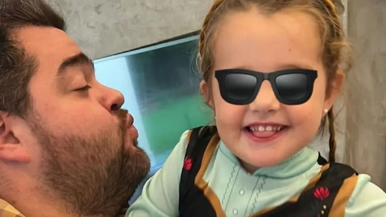 Darío Barassi y su hija Emilia (Foto: Instagram @dariobarassi)