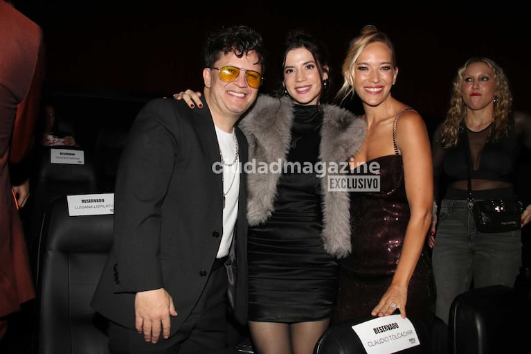 Darío Lopilato, Maria Irigaray y Luisana Lopilato (Foto: Movilpress)