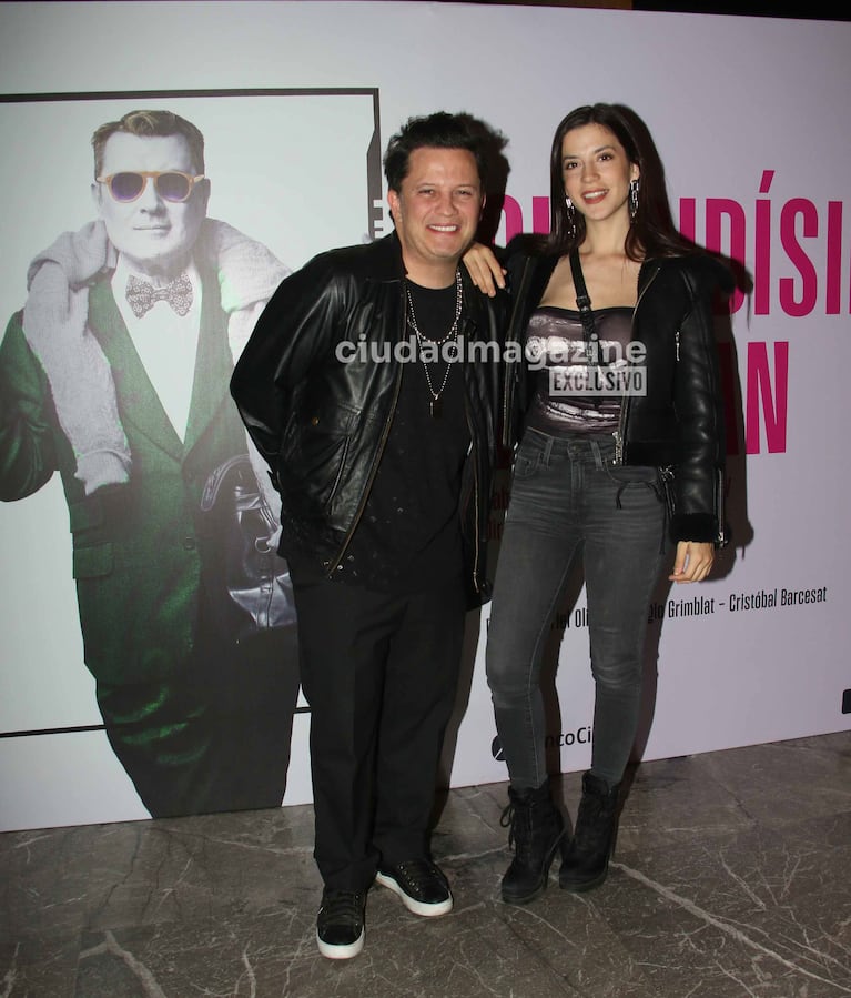 Darío Lopilato y su novia en el estreno de Gabriel Oliveri (Foto: Movilpress).