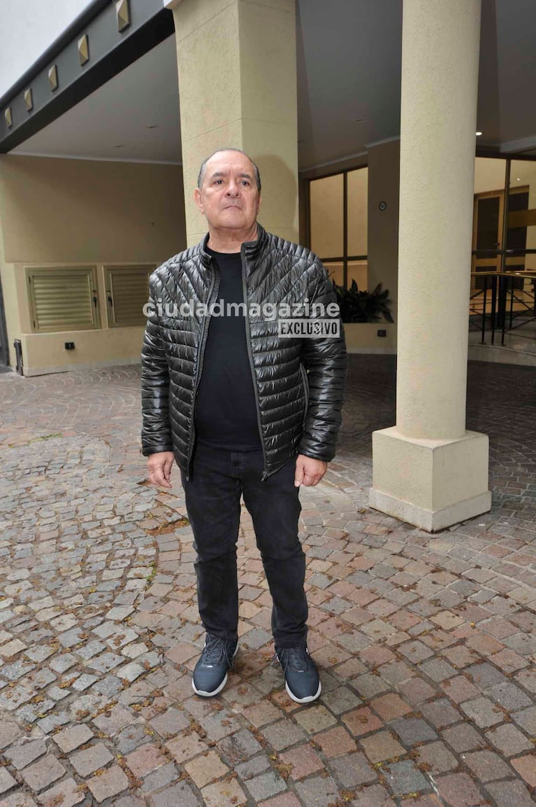 Darío Orellano en el último adiós a Piero (Foto: Movilpres).