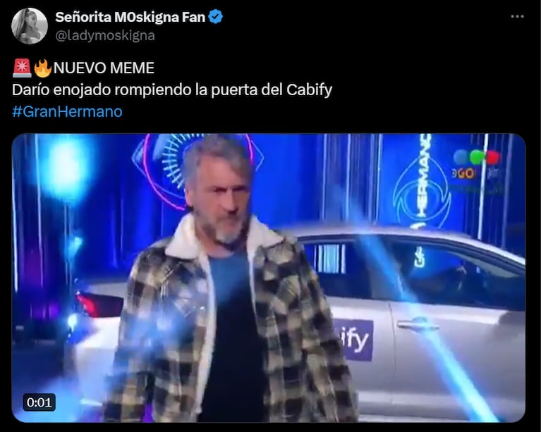 Darío salió muy enojado de la casa tras haber sido eliminado.