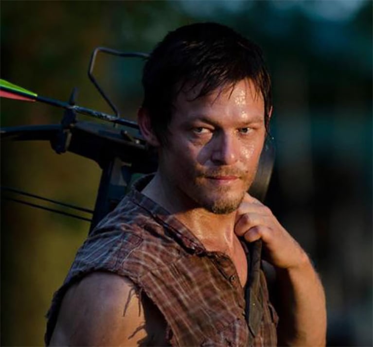 Daryl, de The Walking Dead, se volvió vegetariano por culpa de los zombies.