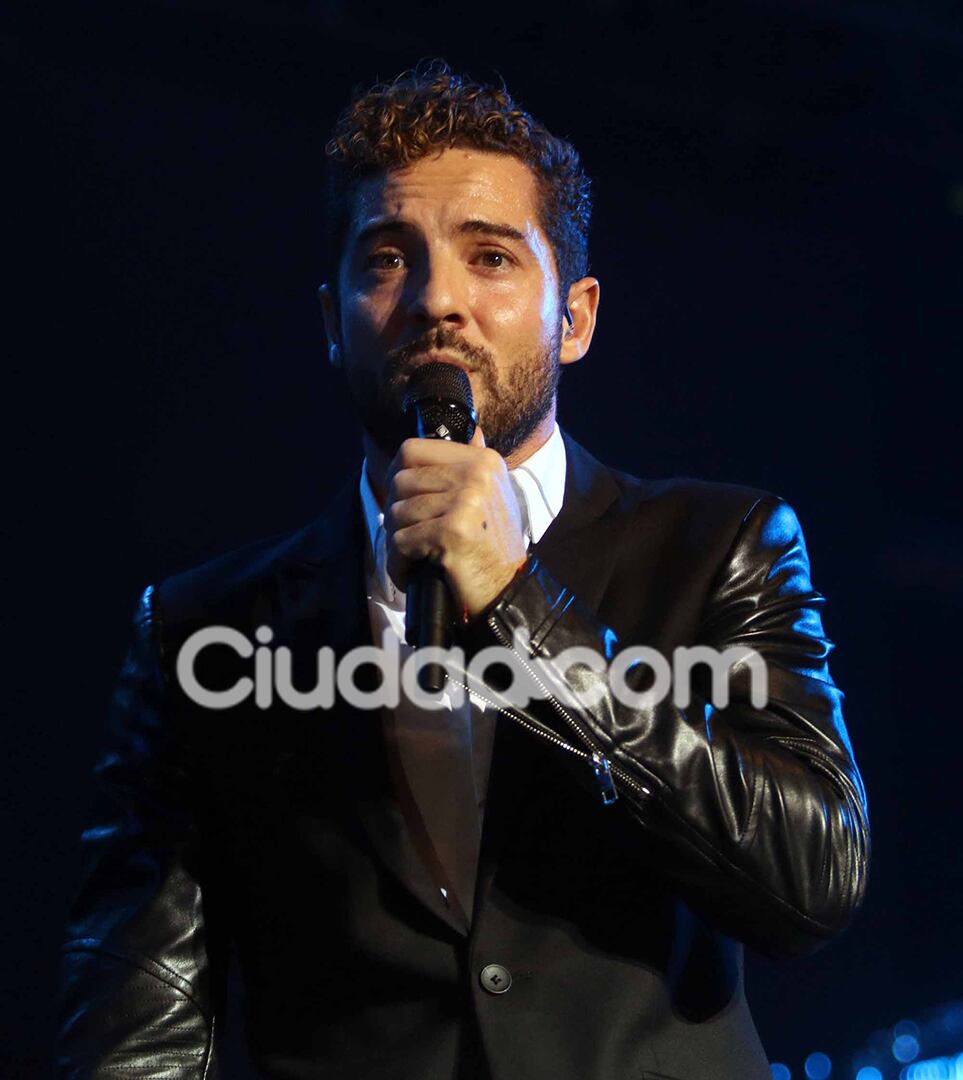 David Bisbal brilló en su último show en Argentina (Fotos: Movilpress). 