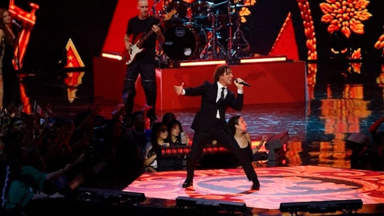 David Bisbal, en acción sobre el escenario. Foto: Prensa