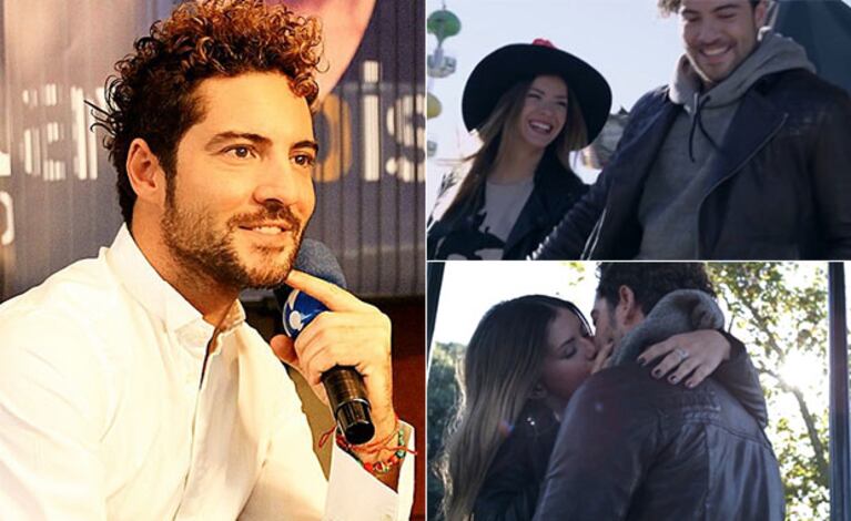 David Bisbal, enamoradísimo de China Suárez: "Es una mujer maravillosa; me siento muy feliz" (Foto: Web)