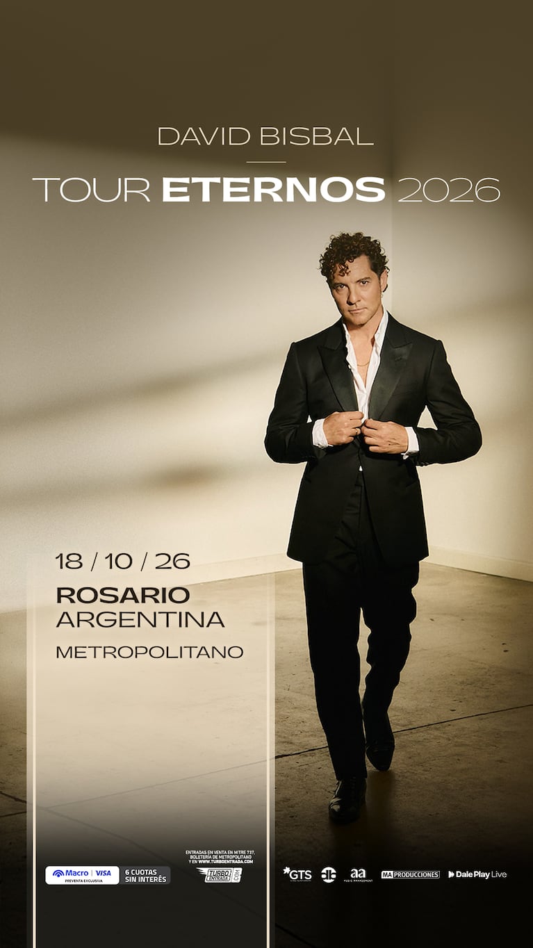David Bisbal vuelve a la Argentina: cuándo toca en Buenos Aires, Córdoba y Rosario