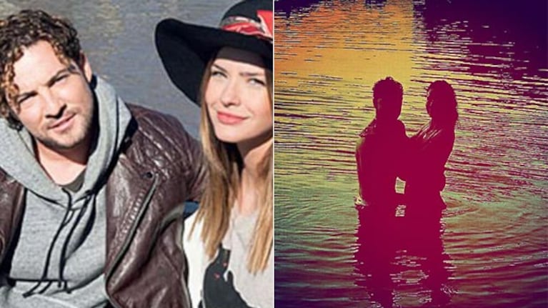 David Bisbal y la China Suárez, felices. (Fotos: Web e Instagram)