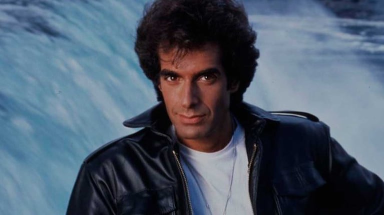 David Cooperfield en una de sus imágenes promocionales de la década de 1990