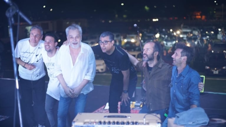 David Lebón sorprendió con un show en vivo en el hipódromo de Palermo para más de 700 personas