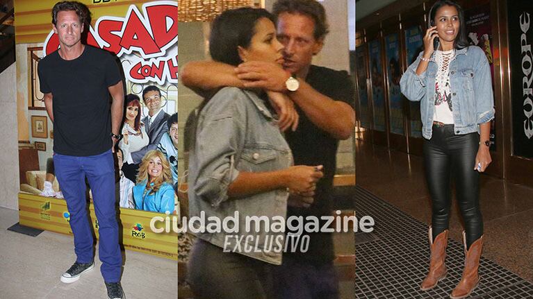 David Nalbandian y su pareja a puro mimo (Fotos: Movilpress).