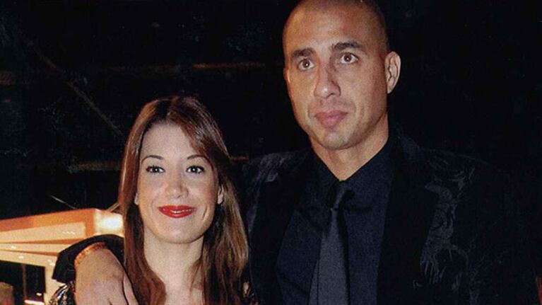 David Trezeguet y Belén Cossimo. (Foto: revista Pronto)