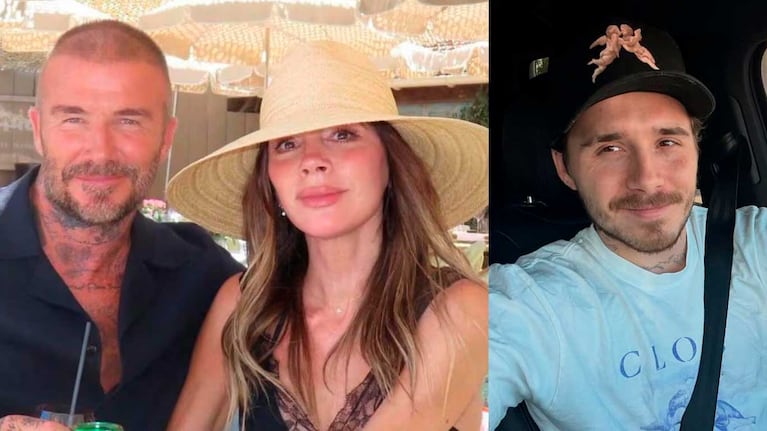 David y Victoria Beckham (Foto: Instagram @victoriabeckham y @brooklynpeltzbeckham)