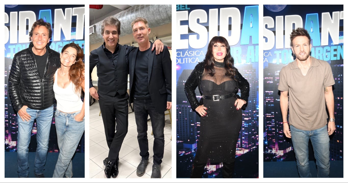 De Adrián Suar a Axel y Moria Casán: los looks de los famosos en el show de Dante Gebel en Buenos Aires
