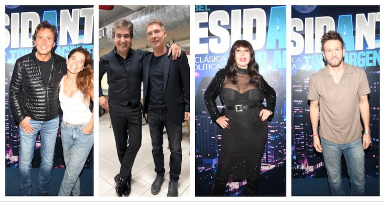 De Adrián Suar a Axel y Moria Casán: los looks de los famosos en el show de Dante Gebel en Buenos Aires